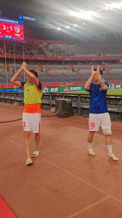 泰山3-1海牛 宋龙李海龙罗森文谢场获“欢迎回家”